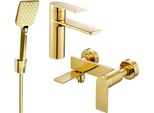 Mexen Zero R62 Set Da Bagno, Oro - 71103R62-50