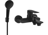 Mexen Royo R05 Rubinetto Da Vasca Con Set Doccia, Nero - 7223R05-70