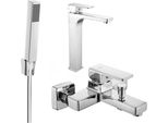 Mexen Cetus R77 Set Da Bagno, Cromo - 744313R77-00