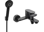 Mexen Milo R40 Rubinetto Per Vasca Con Set Doccia, Nero - 7133R40-70