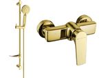 Mexen Lynx DF40 Miscelatore Doccia Con Set Doccia, Oro - 74594DF40-50
