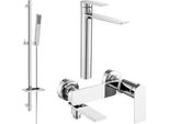 Mexen Zero DQ02 Set Da Bagno, Cromo - 7113DQ02-00