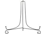 1 Pezzo Cavalletto In Ferro Grande 30,5 Cm, Supporto Classico Per Presentazioni, Ciotola, Piatto, Cornice Per Foto, Libro, Opera D'arte, Nero