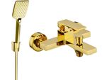 Mexen Uno R62 Rubinetto Da Vasca Con Set Doccia, Dorato - 7143R62-50