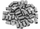 50 Pezzi In Acciaio Inox SS304 Inserti Filettati A Spirale M6 X 1,0 Lunghezza 3D
