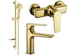 Mexen Lynx DF40 Set Doccia, Oro - 745904DF40-50
