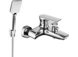 Mexen Axel R62 Rubinetto Da Vasca Con Set Doccia, Cromo - 7383R62-00
