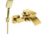 Mexen Aries R62 Rubinetto Da Vasca Con Set Doccia, Dorato - 74483R62-50