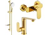 Mexen Milo DF05 Set Doccia, Dorato - 713054DF05-50