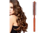 Spazzola Rotonda Per Capelli, Arricciacapelli, Spazzola Per Capelli, Piccola, In Legno, Unisex, Per Asciugatura E Uso Domestico