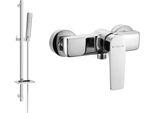 Mexen Lynx DQ72 Miscelatore Doccia Con Set Doccia, Cromo - 74594DQ72-00