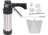 Set Di Decorazione Con Pressa Per Biscotti Per La Cottura Di Biscotti, Torte, Dessert, Churros In Acciaio Inox