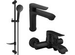 Mexen Pecos DF05 Set Da Bagno, Nero - 72703DF05-70