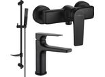 Mexen Lynx DF72 Set Doccia, Nero - 745904DF72-70