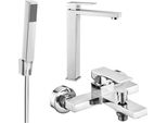 Mexen Uno R77 Set Da Bagno, Cromo - 71413R77-00
