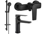 Mexen Lynx DQ40 Set Doccia, Nero - 745904DQ40-70
