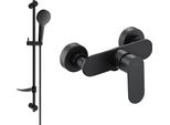 Mexen Milo DF05 Rubinetto Doccia Con Set Doccia, Nero - 7134R05-70