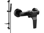 Mexen Caro DF72 Batteria Doccia Con Set Doccia, Nero - 74664DF72-70