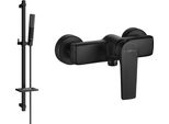 Mexen Lynx DQ72 Rubinetto Doccia Con Set Doccia, Nero - 74594DQ72-70