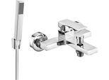 Mexen Uno R77 Rubinetto Da Vasca Con Set Doccia, Cromo - 7143R77-00