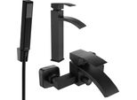 Mexen Libra R77 Set Da Bagno, Nero - 745113R77-70
