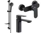 Mexen Milo DF05 Set Doccia, Nero - 71304DF05-70