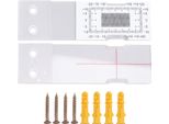 Misuratore Di Fessure In Acrilico Per Pareti Di Edifici, Monitor Di Fessure Standard, Calibro Comparatore Per Fessure Angolari