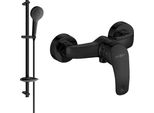 Mexen Fabia DB05 Rubinetto Doccia Con Set Doccia, Nero - 74654DB05-70