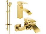 Mexen Libra DQ62 Set Da Bagno, Dorato - 745103DQ62-50
