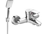 Mexen Caro R62 Rubinetto Da Vasca Con Set Doccia, Cromo - 74663R62-00