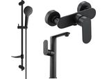 Mexen Milo DF05 Set Doccia, Nero - 713154DF05-70