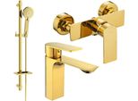 Mexen Alexa DQ40 Set Doccia, Oro - 71204DQ40-50