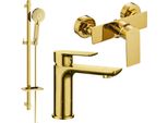 Mexen Alfa DQ40 Set Doccia, Oro - 745704DQ40-50