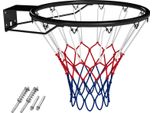 Canestro Da Basket Costway Ø45Cm, Mini Canestro Da Parete, Canestro Da Basket Con Anello E Rete, Canestro Da Esterno Per Bambini E Adulti