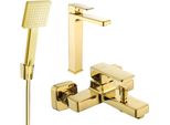 Mexen Cetus R45 Set Da Bagno, Dorato - 744313R45-50