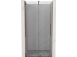 Mexen Velar Porta Doccia Scorrevole 90 Cm, Trasparente, Oro Rosa - 871-090-000-01-60
