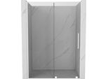 Mexen Velar Porta Doccia Scorrevole 140 Cm, Trasparente, Bianco - 871-140-000-01-20