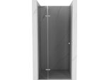 Mexen Roma Porta Doccia A Battente 110 Cm, Grafite, Cromo - 854-110-000-01-40