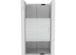 Mexen Apia Porta Doccia Scorrevole 125 Cm, Righe, Cromo - 845-125-000-01-20