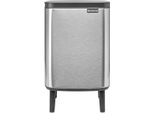 Cestino Touch Bo Hi - 7 L, Acciaio Opaco Fpp
