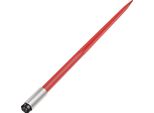 Picchetto Per Fieno Vevor, 49 Pollici, Picchetto Per Balle, Capacità Di Carico 4500 Libbre, Picchetto Per Balle, Fissaggio Rapido, Picchetto Quadrato Per Balle Di Fieno, Larghezza 1 3/4 Pollici, Forche Per Balle Con Rivestimento Rosso, Picchetto Per Balle Con Dado Esagonale E Manicotto Per Pale, Trattori, Caricatori