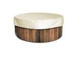 190X30 Cm Copertura Rotonda Per Piscina Protezione Solare Per Piscine Gonfiabili, Piscine Interrate, Colore: Beige