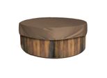 190X30 Cm Copertura Rotonda Per Piscina Protezione Solare Per Piscine Gonfiabili, Piscine Interrate, Colore: Marrone