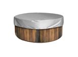 190X30 Cm Copertura Rotonda Per Piscina Protezione Solare Per Piscine Gonfiabili, Piscine Interrate, Colore: Grigio