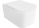 Mexen Vivo Wc Sospeso Rimless Tornado Con Coprivaso Slim A Chiusura Rallentata, Duroplast, Bianco Lucido - 30610200T