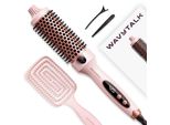 Wavytalk Blowout Boost Per Ricci Perfetti - Spazzola Ionica Per Ricci - Spazzola Termica - Per Ricci Naturali, Spazzola Rotonda Calda Per Capelli Più Lisci