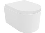 Mexen Sofia Wc Rimless Tornado Con Tavoletta Con Chiusura Rallentata Rigida, Duroplast, Bianca Lucida - 30540200T