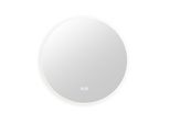 Specchio Da Bagno Rotondo A Led 80X80 Cm - Senza Nebbia Con 3 Colori Di Luce