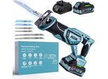 Seghetto Alternativo A Batteria, Seghetto Elettrico A Batteria Con Batteria Da 4,0 Ah, Regolazione Della Velocità 0-3300 Giri/Min