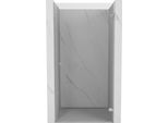 Mexen Lunar-B Porta Doccia Battente Destra 55 Cm, Trasparente, Cromo - 832-055-000-01-00-P